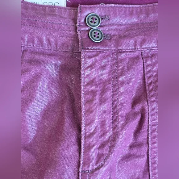 Pilcro The Wanderer Coated Relaxed Jeans In Purple Size 31P EUC